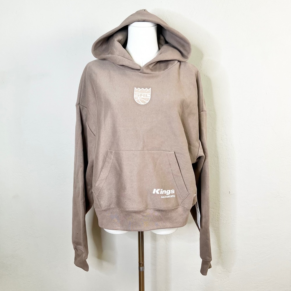 Sacramento Kings 47 Brand Hoodie Portabella Women Size Medium Brown New NWT